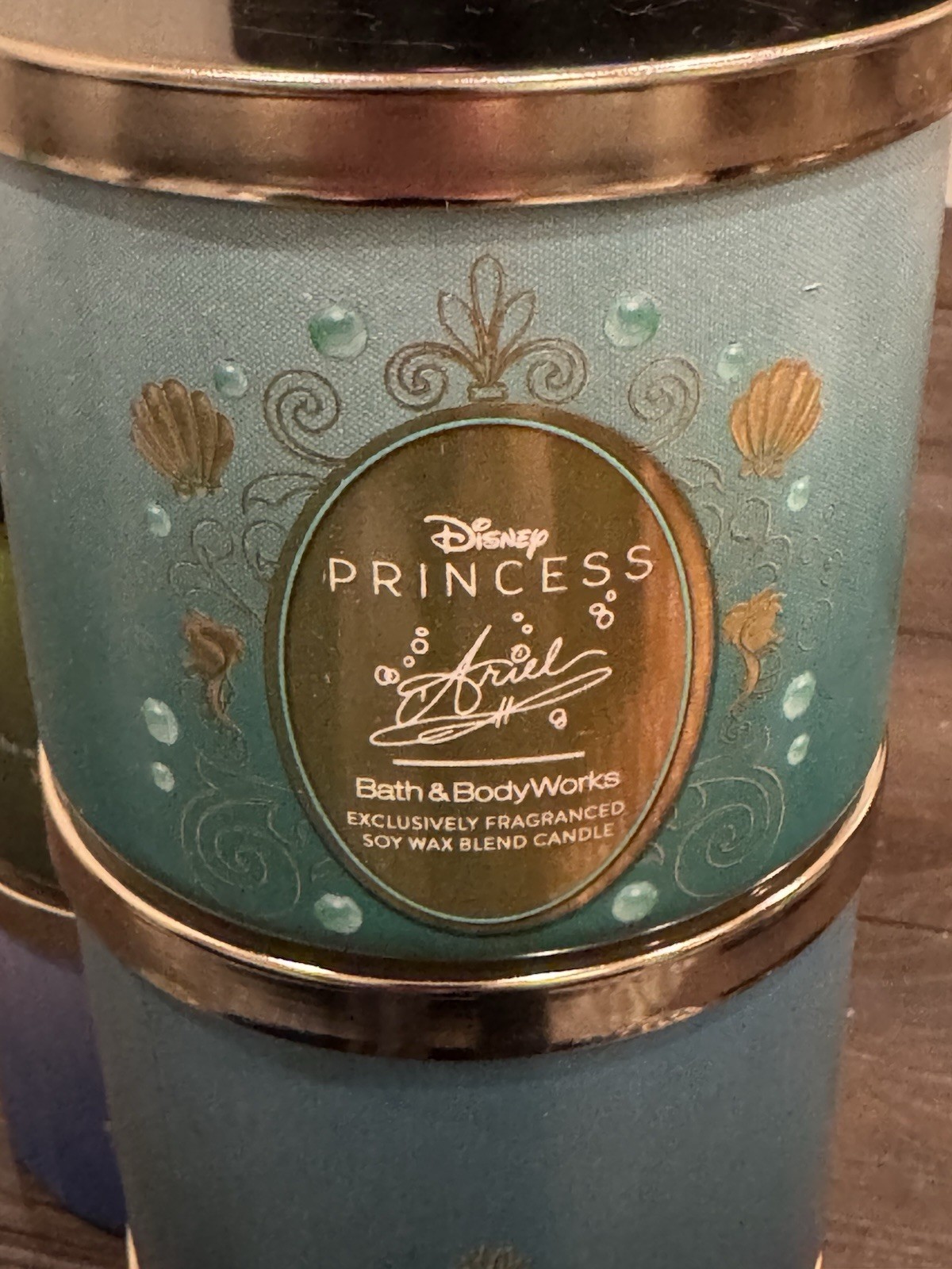 NEW-Disney Princess /BBW Candles Ariel, Belle, Jasmine, Moana, Tiana, Cinderella