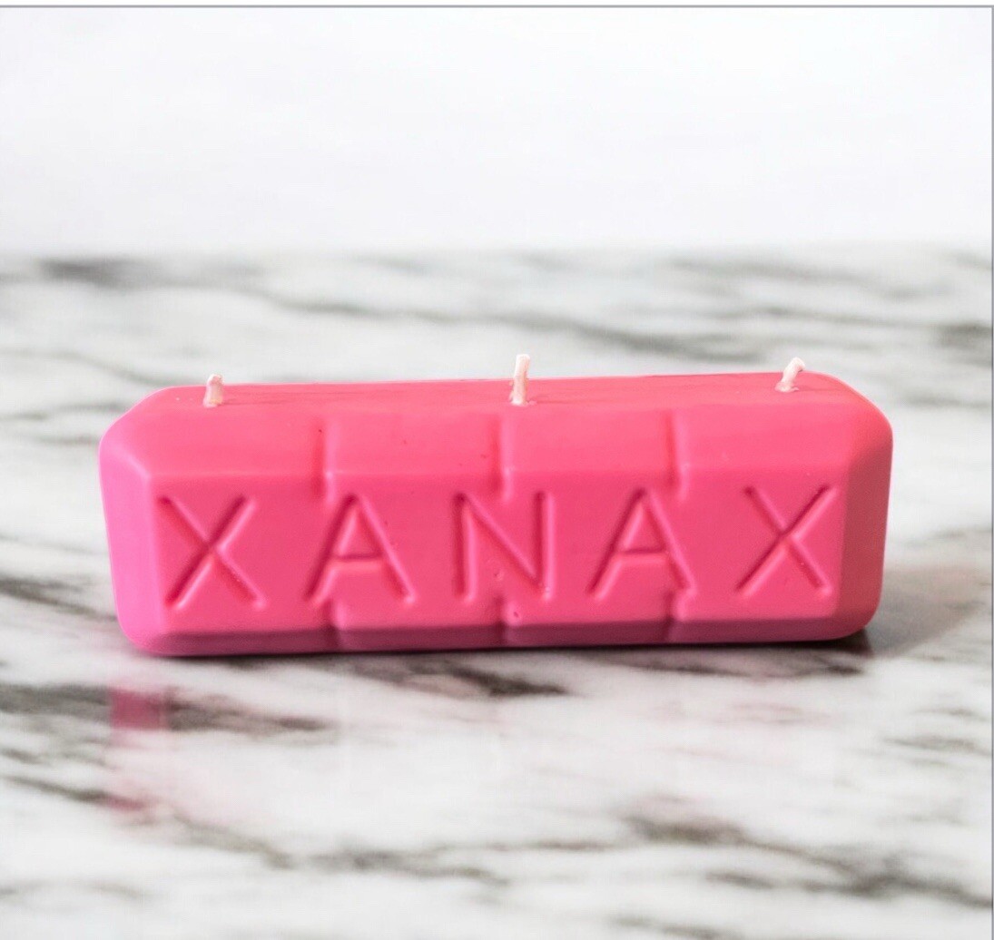 Xanax Candle Pink Office Bedroom Kitchen Living room Furniture Bathroom