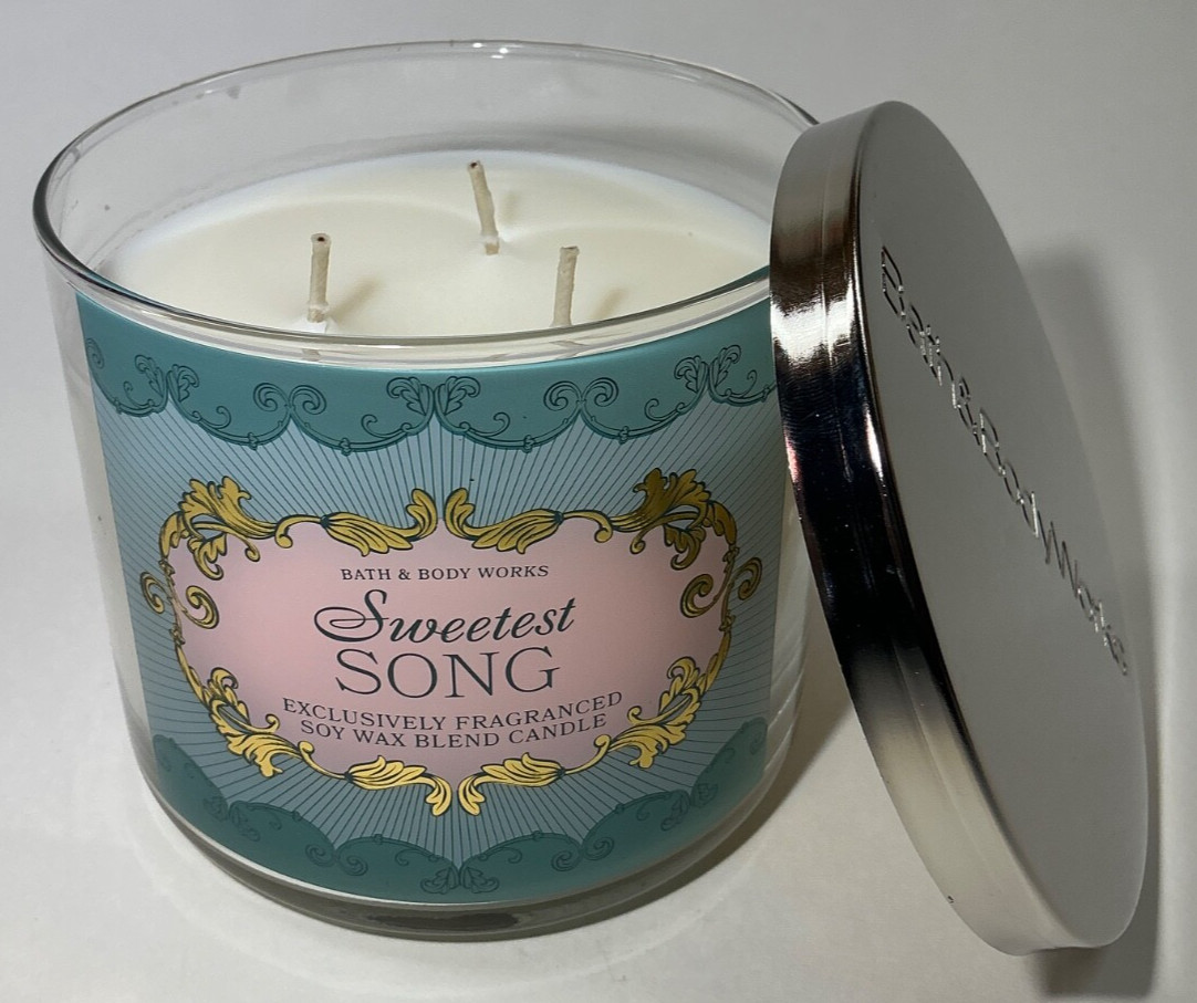 Bath & Body Works Sweetest Song 3-wick Candle + Pink Roses Plug + Refill Bulb 🌹