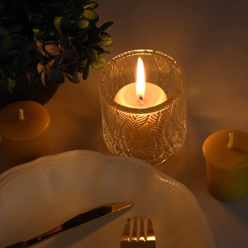 Radiant Yellow Beeswax Candles 4-Pack – 12 Hour Clean Burn for Any Occasion