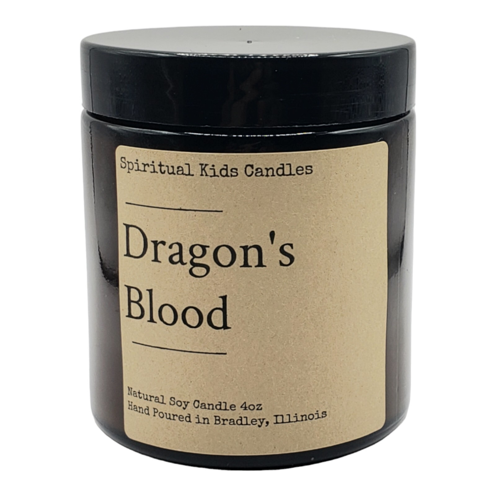 Dragon’s Blood Soy Candle 20-25 Hours Handmade Poured with All Natural Soy Wax