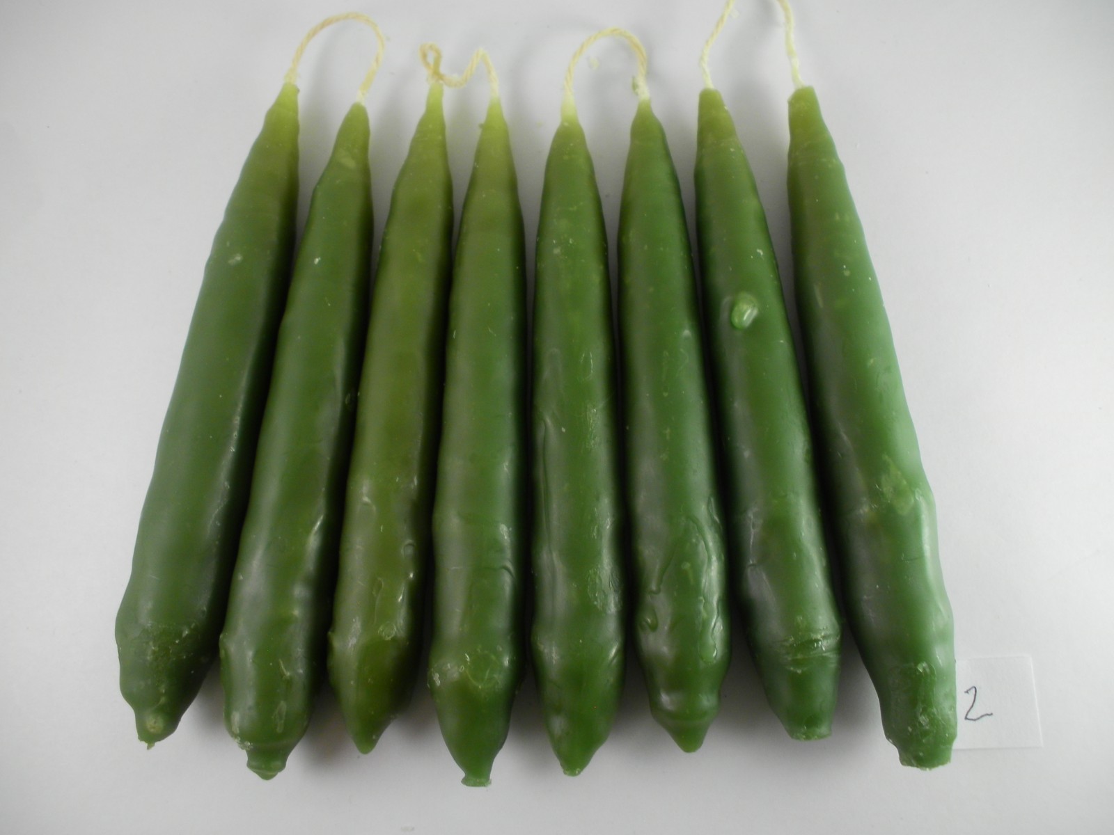 4 Pair Hand Dipped Taper Candles 5 In. Primitive Rustic Handmade Candles Scented