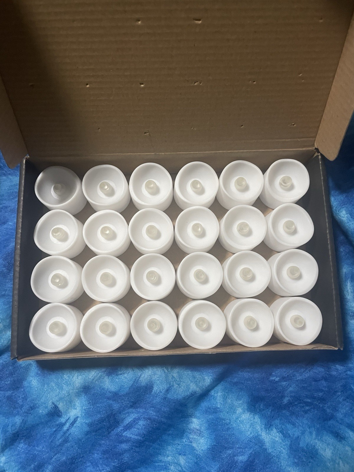 Homemory LED Tea Lights Candles Bulk Set of 24 Battery Tea Lights