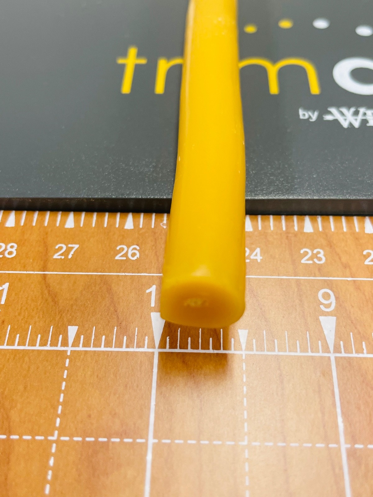 Bulk – Hand-dipped Organic yellow beeswax tapered candles – 1/2 inch diameter
