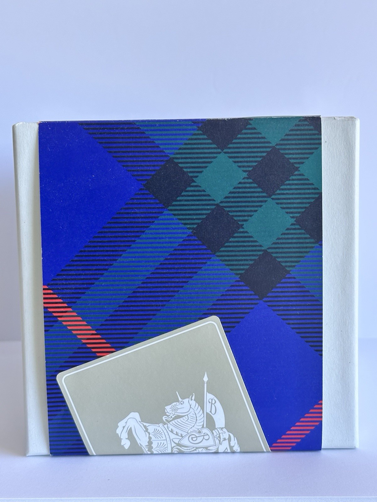 Scented Candle Ginger Caramel Large Burberry Pillar Style with Base New In Box