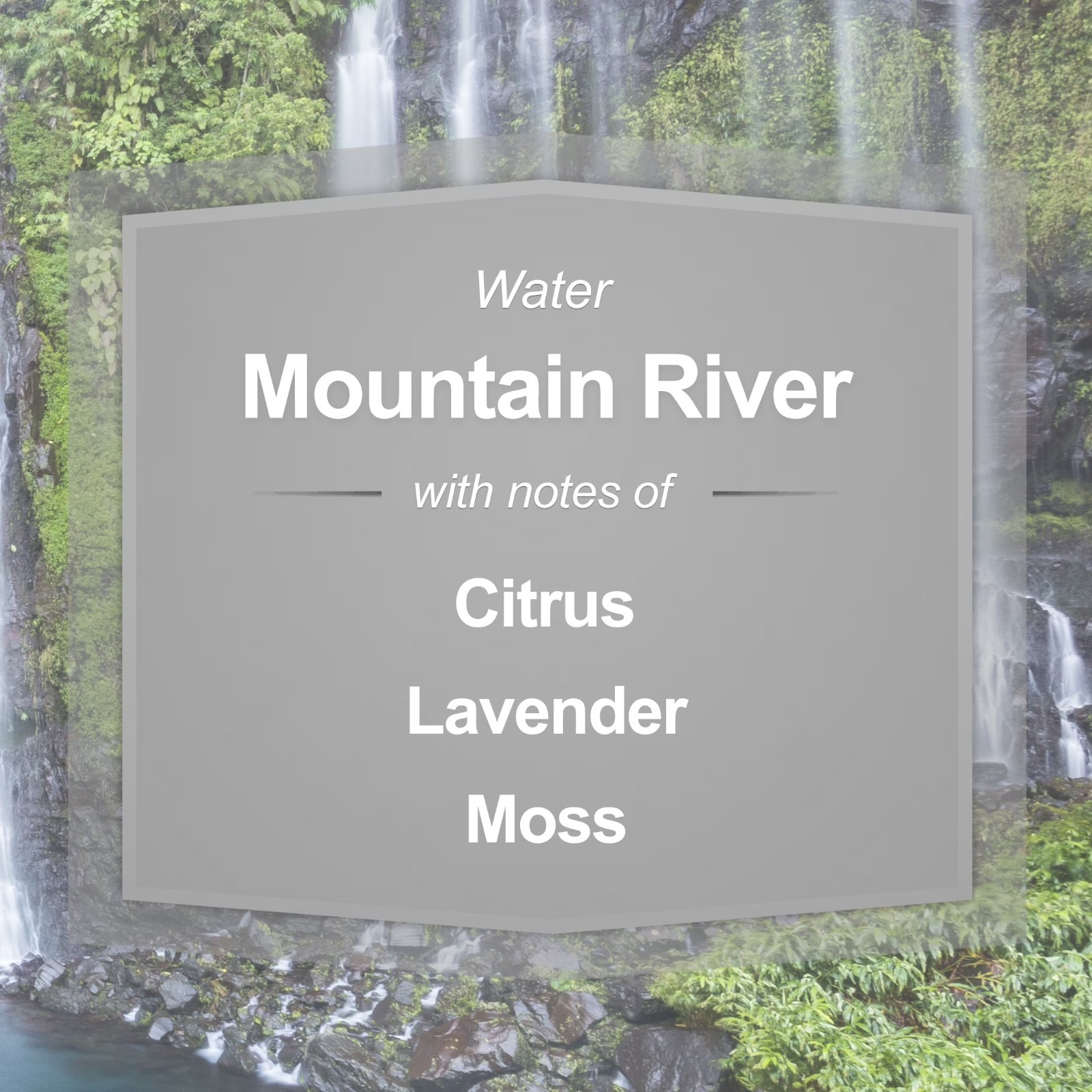 Mainstays Single Wick Scented Glass Jar Candle,Mountain River, 20oz.