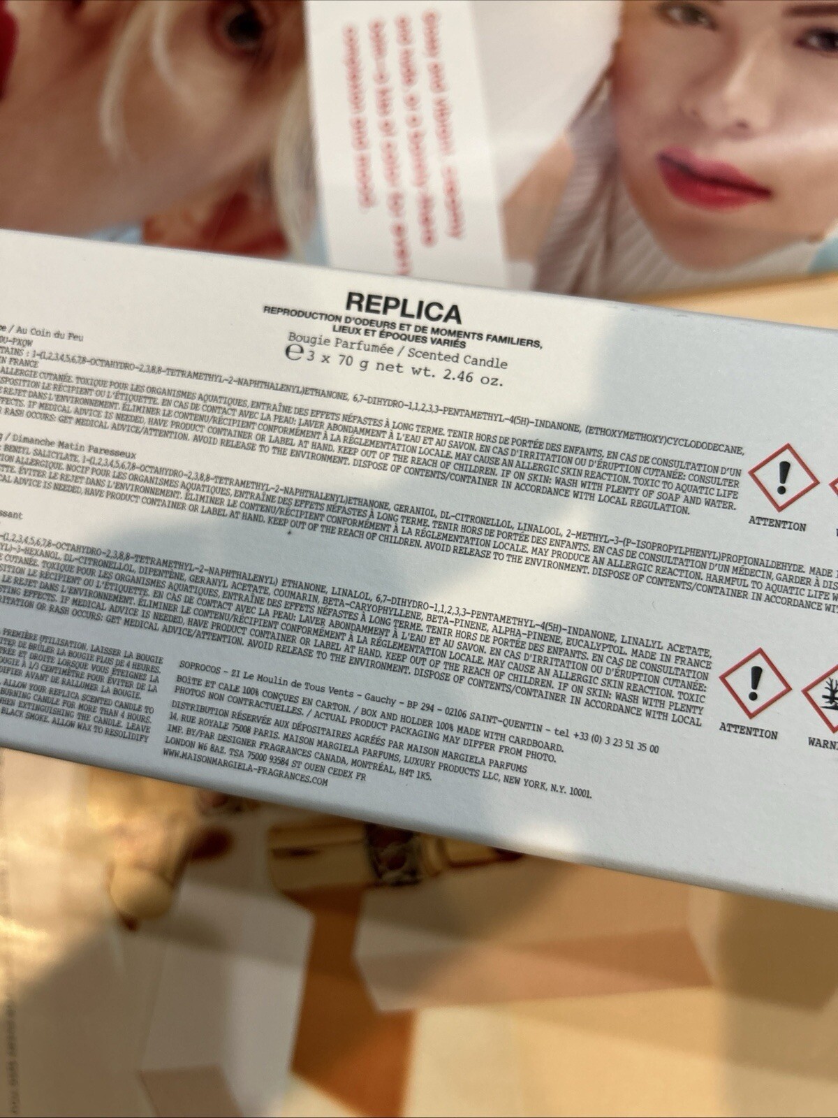 Maison Margiela REPLICA CANDLE TRIO SET, Paris – NEW & SEALED!70gx3