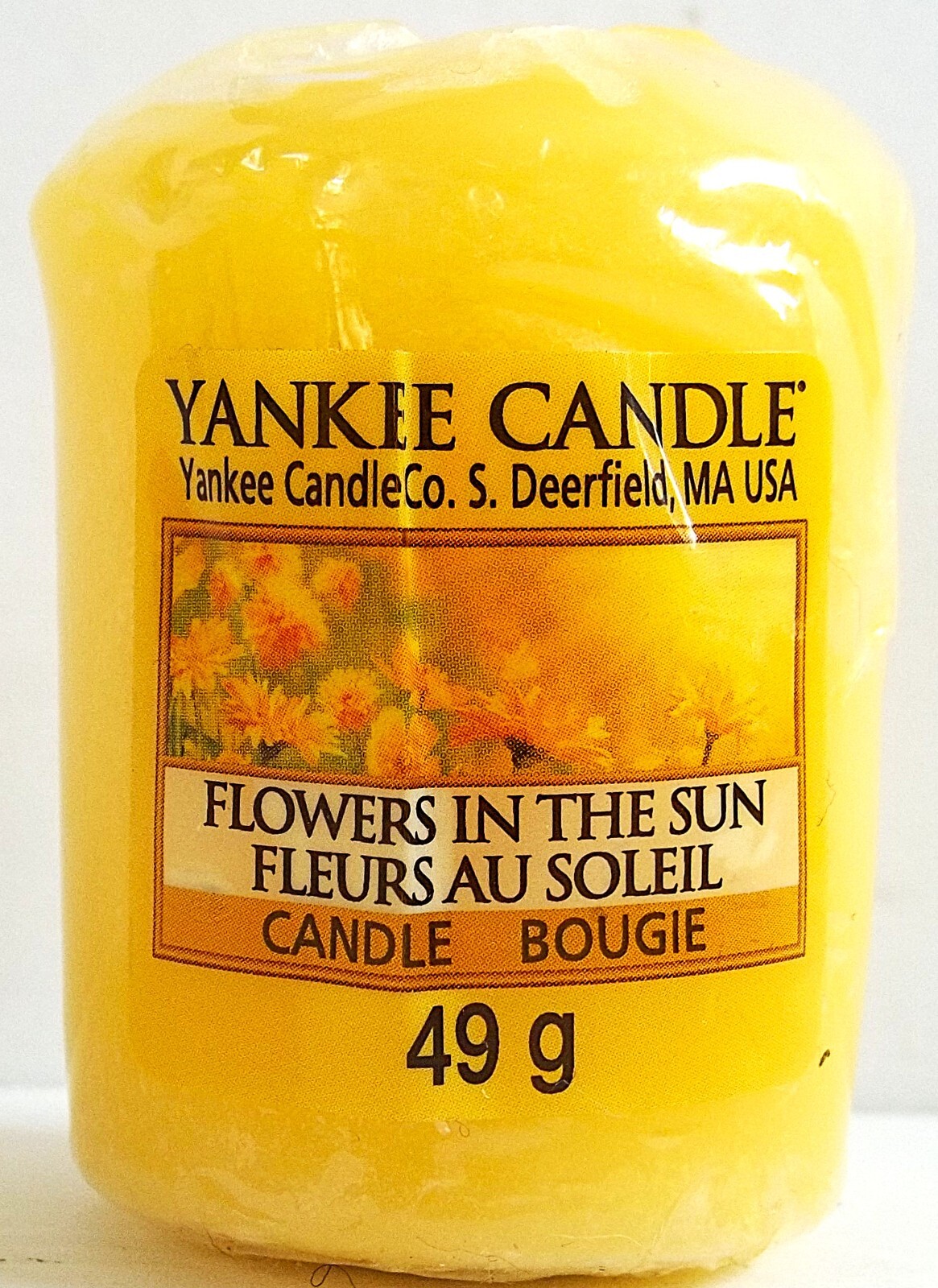 YANKEE CANDLE Sampler Votive Candles, FLOWERS IN THE SUN, NEW x 6