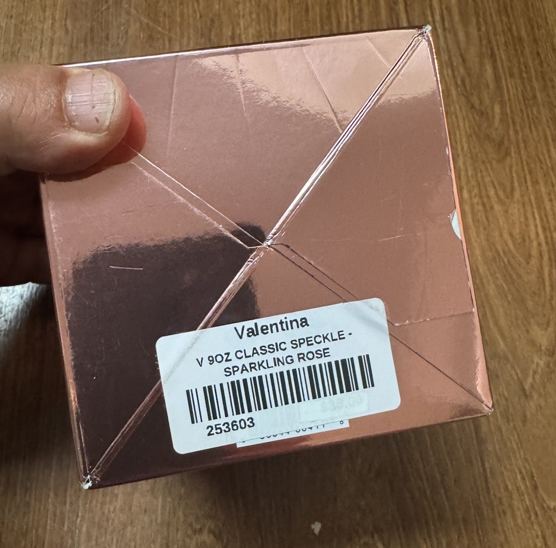 Voluspa Sparking Rose NIB 9 Oz