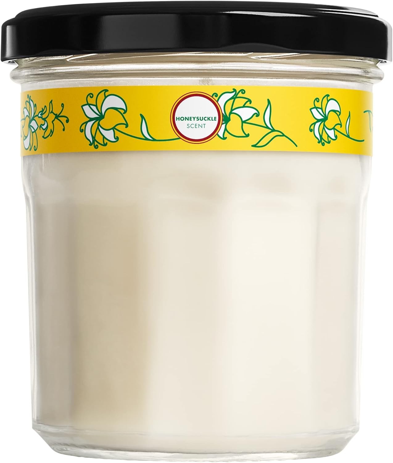 4 PACK NEW Mrs Meyer’s Honeysuckle Candle 7.2oz Large Soy Wax 35 Hour burn.