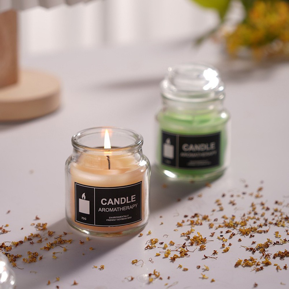 Home Scented Candles Non-Toxic Small Candle for Stress Relief and Aromatherapy