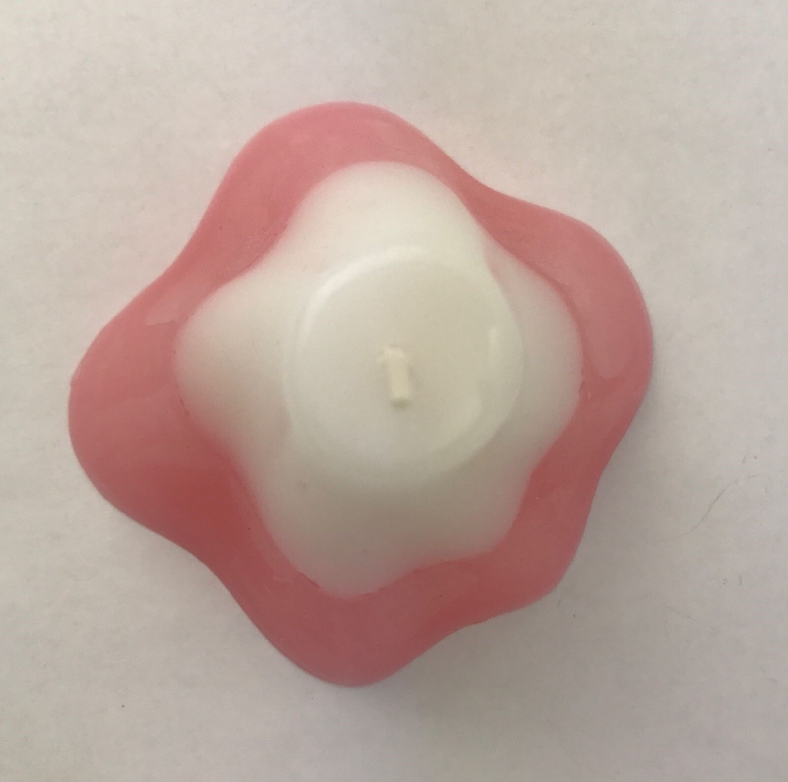 FUJI Mountain Candle Votive Pale Rose Pink Scented Art Deco Gift Set of 12