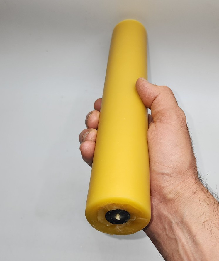 2″ W x 8″ 12″ 24″ 34″ tall 100% Beeswax Altar Paschal candle pillar church. USA