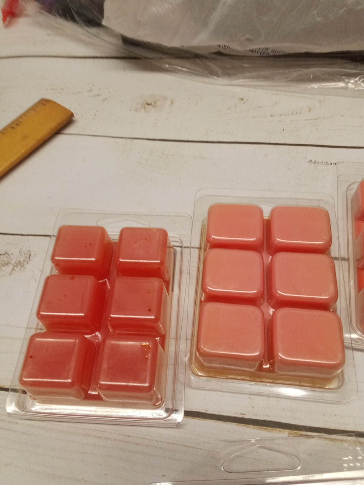 Lot of 6 Different Scented Candle Wax Melts a couple have been opened unused