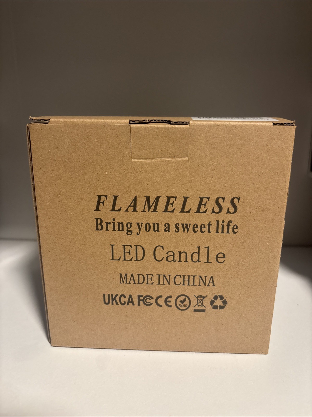 LED Flameless Candles Set of 2 w/ Remote & Batteries New Open Box