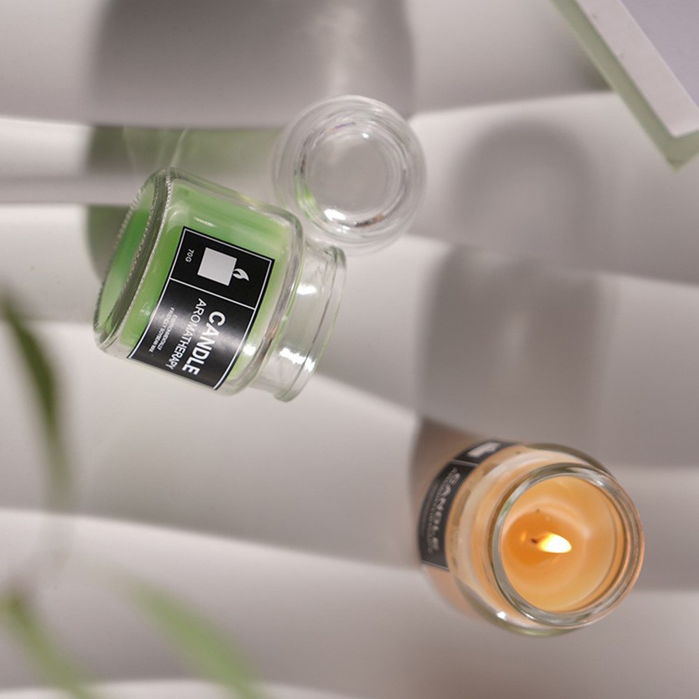 Home Scented Candles Non-Toxic Small Candle for Stress Relief and Aromatherapy