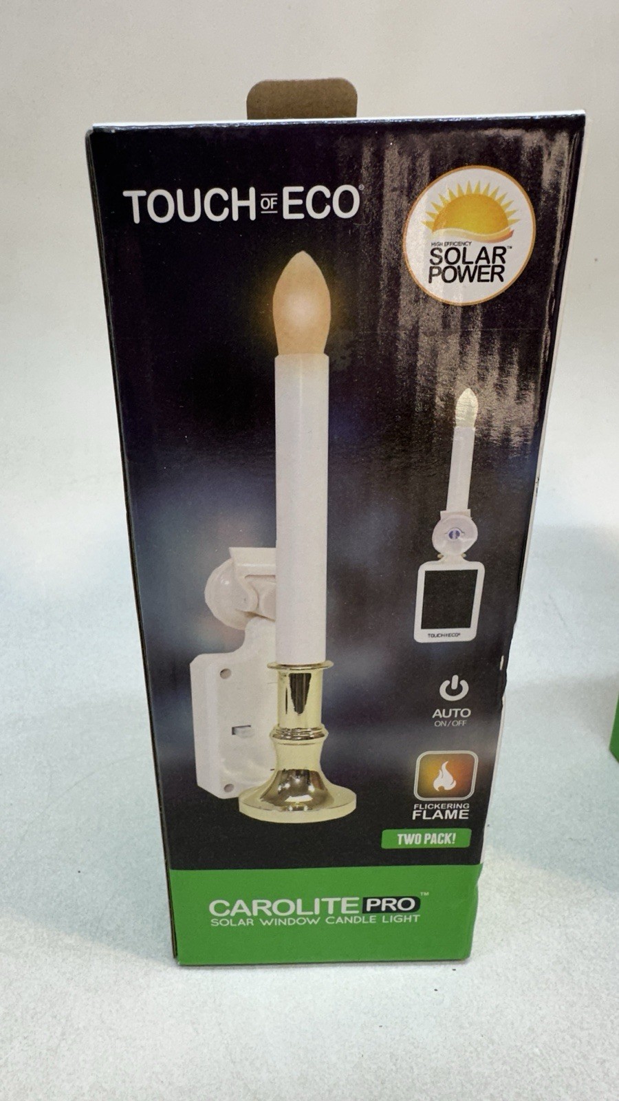 Touch Of Eco LED Flameless Window Candles Suction Cup 9X3 – Need Batteries READ