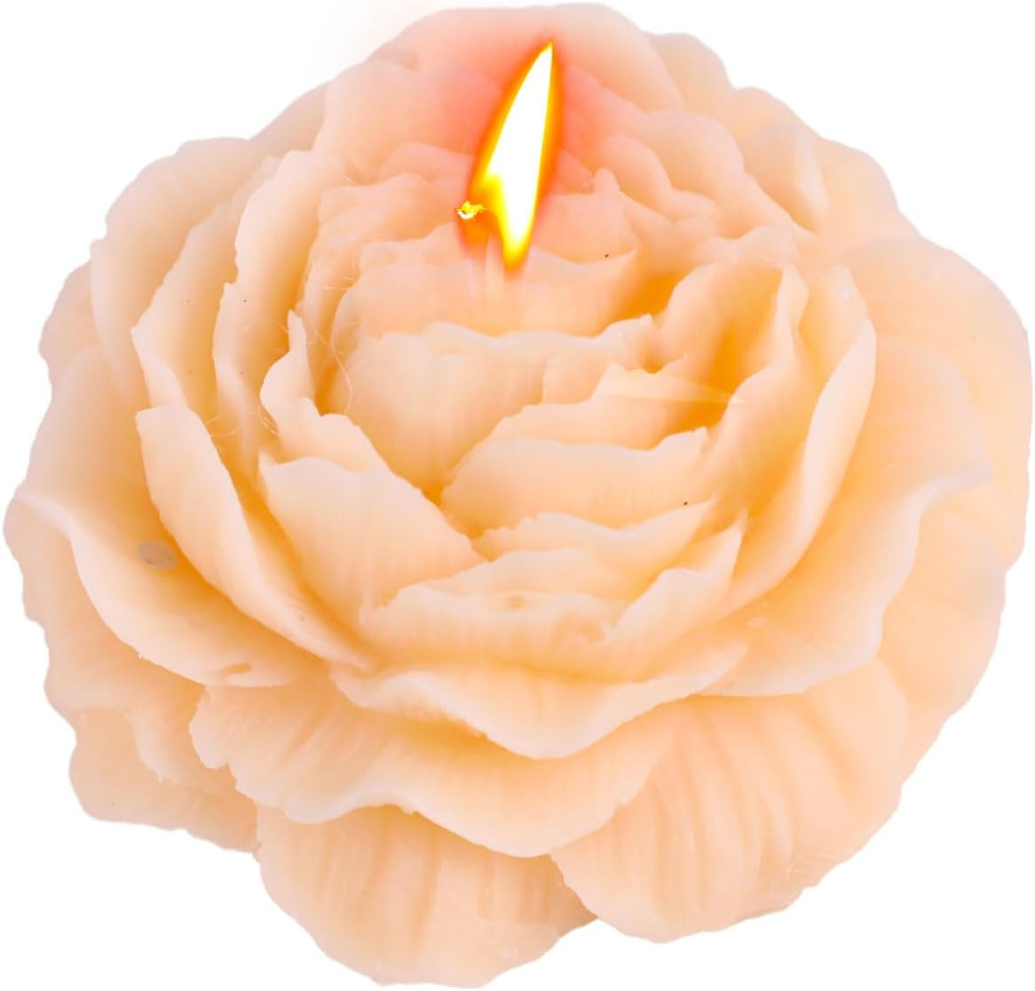 Peony Flower Shape Candles 1 Pack Soy Wax Decorative Candle for Bedroom Home Sce