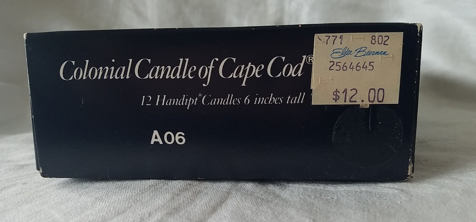 Colonial Candle of Cape Cod Cordless 6″ Taper Box of 12 Red