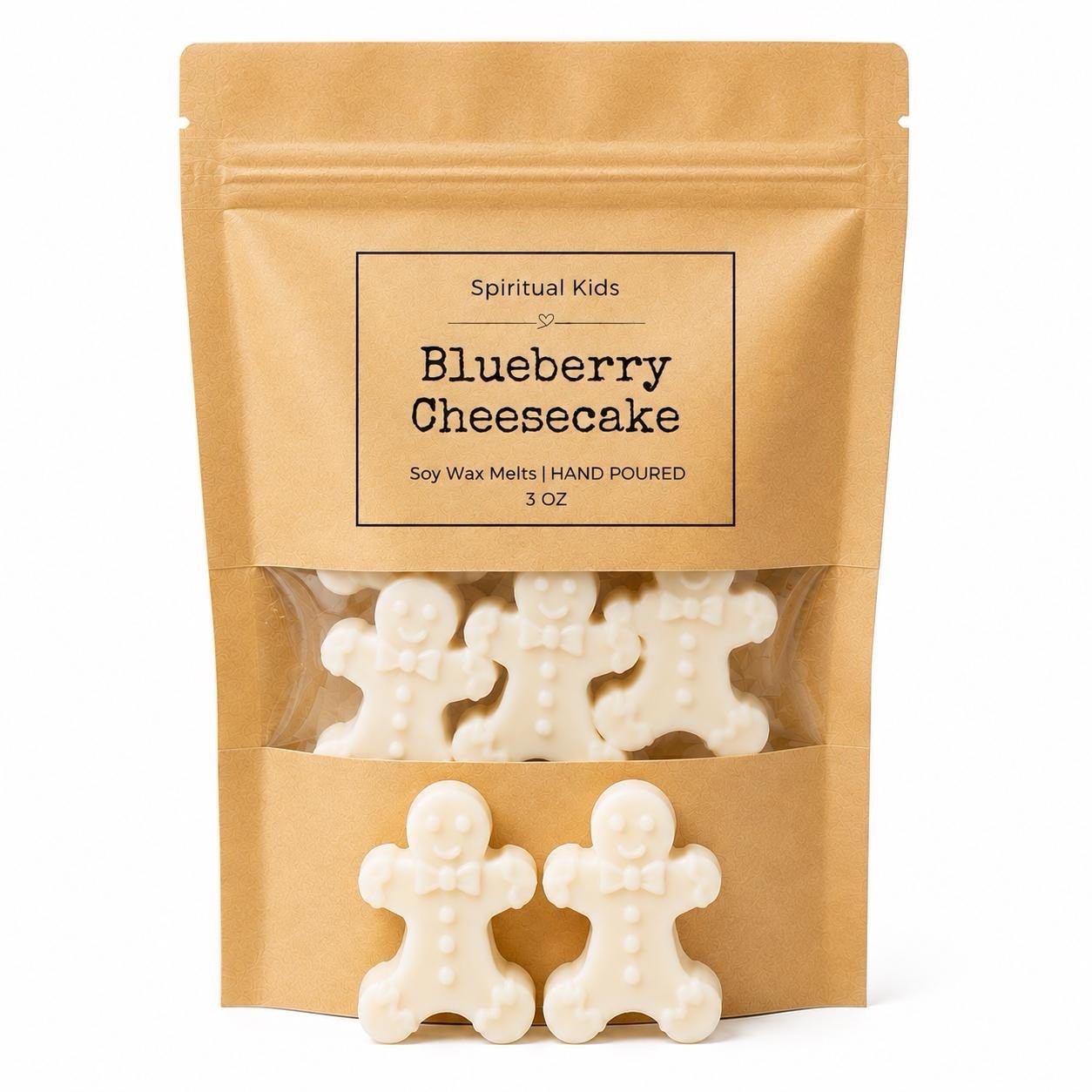 Gingerbread Shaped Soy Wax Melts 3.2oz | Food Scented | Holiday Scents |