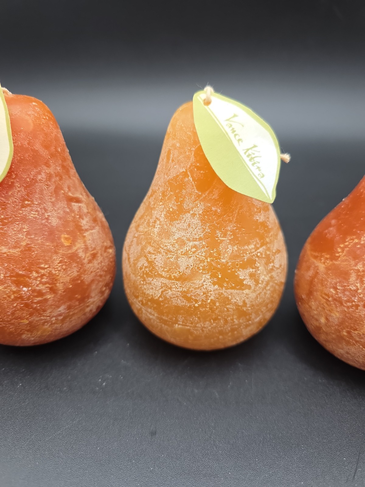Vance Kitira Pear Candles Set of 5 Decorative Unused Tags Rustic Home Decor
