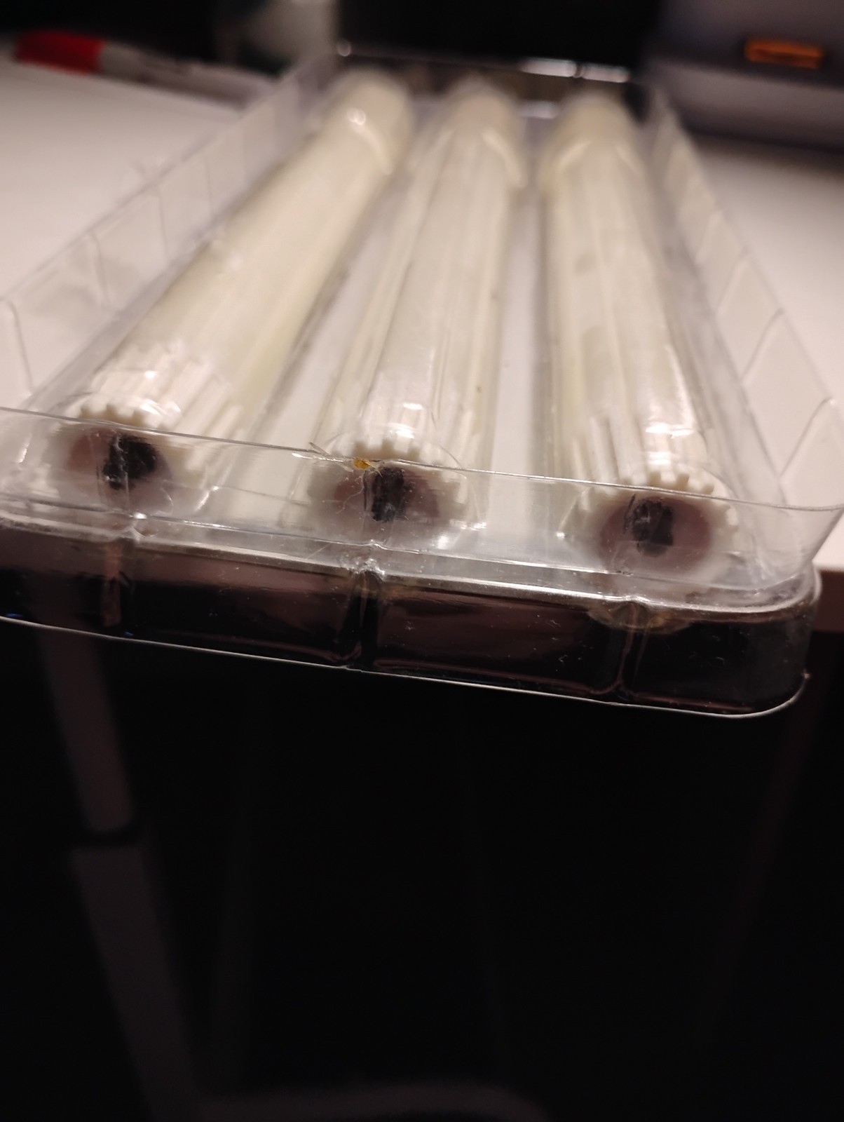 3 REAL WAX LED Flameless Candles (9.75 Inches) 2 AAA Battery Operation