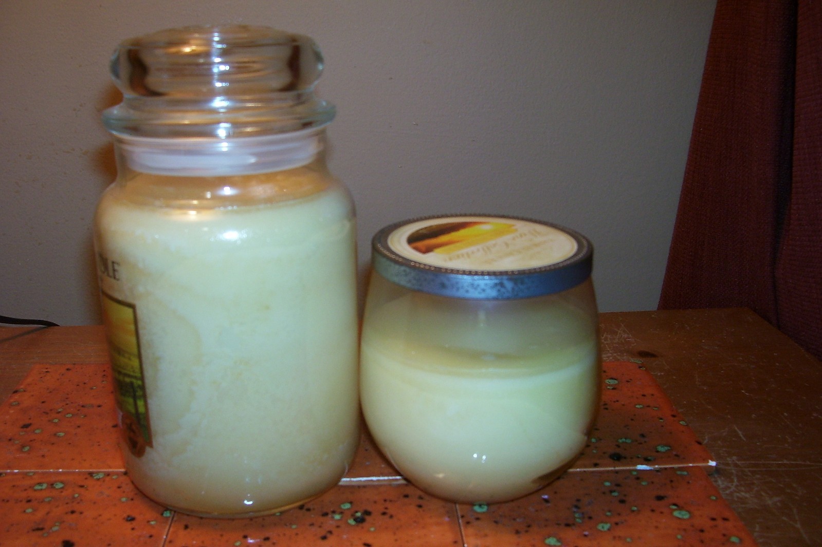yankee candle 1-22oz JAR & 1-10oz JAR NAPA VALLEY SUN