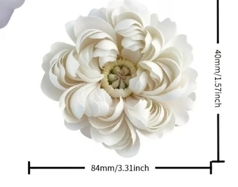 Luxury Set of 4 Handmade Flower Candles Gift Box | Scented Soy Wax Candles