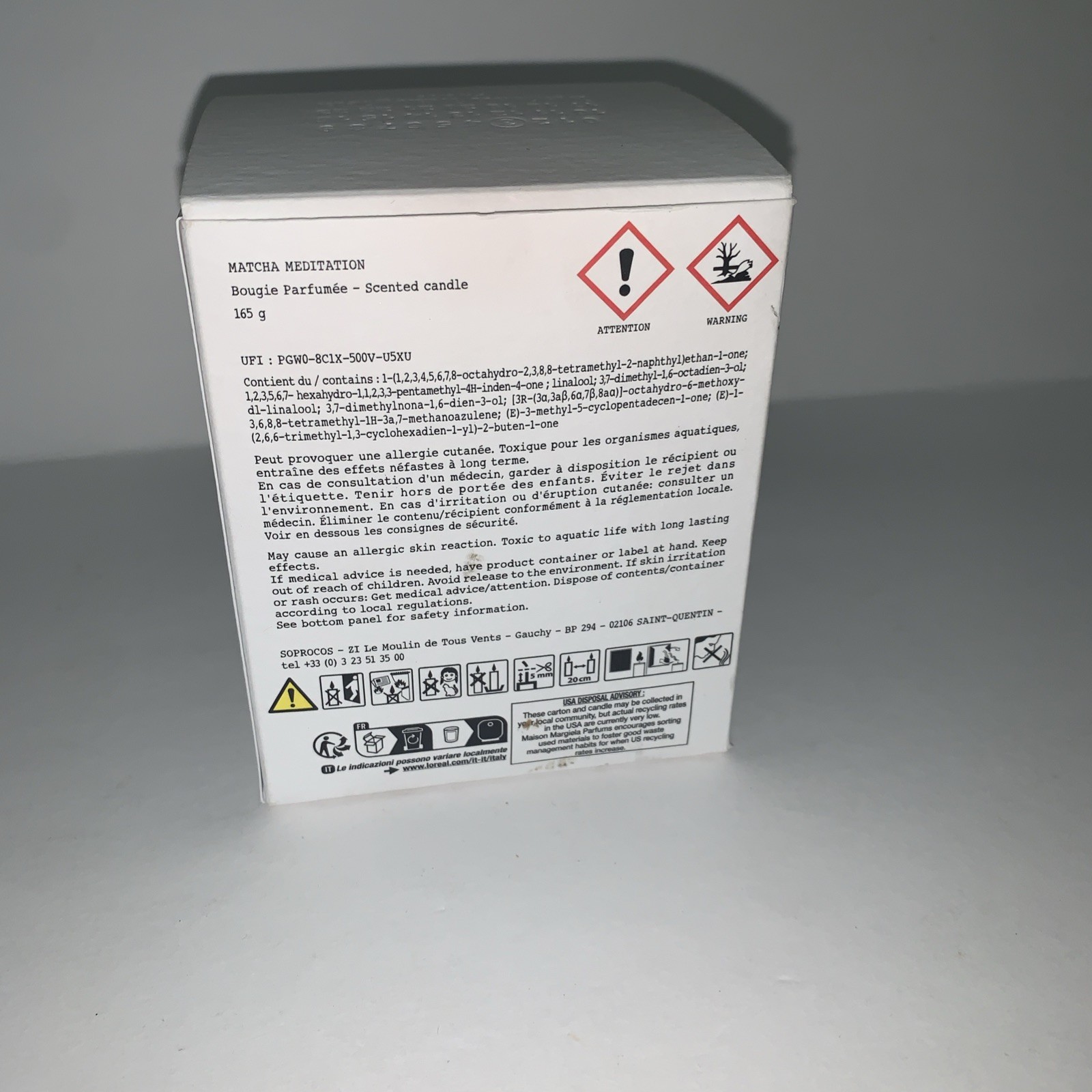 New Replica Maison Margiela Matcha Meditation Scented Candle 5.82oz