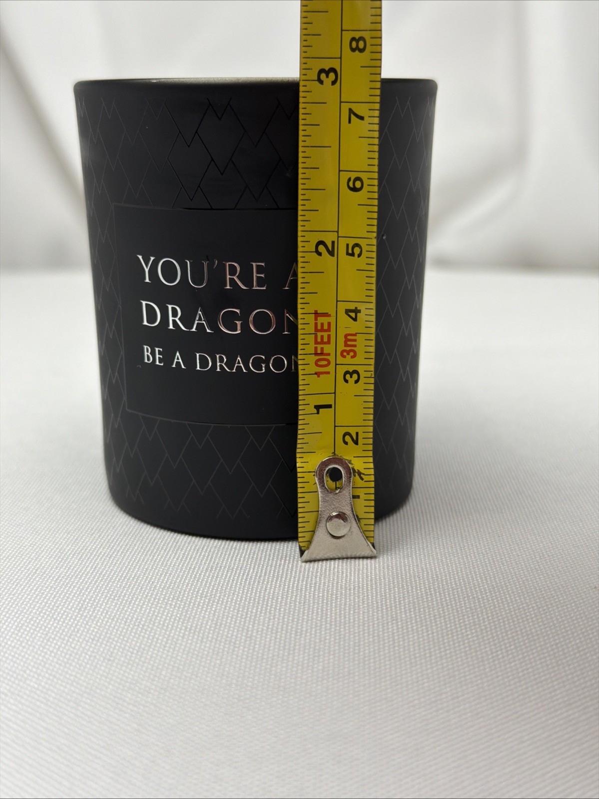 Game of Thrones Dragon Candle You’re a Dragon Be a Dragon HBO 2018 3oz Black Jar