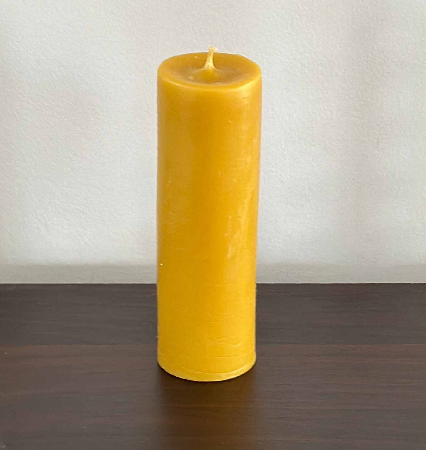 Handmade 100% Pure Beeswax Pillar Candle 2″ x 6″ 100% Cotton Wick