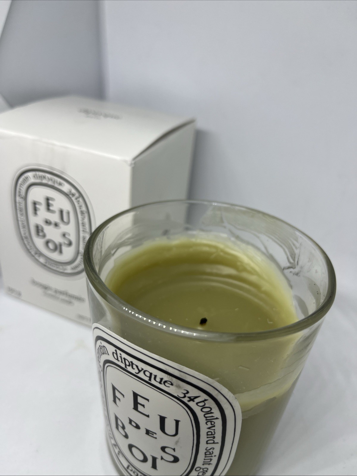 Diptyque Feu De Bois Scented Candle 6.5oz Used