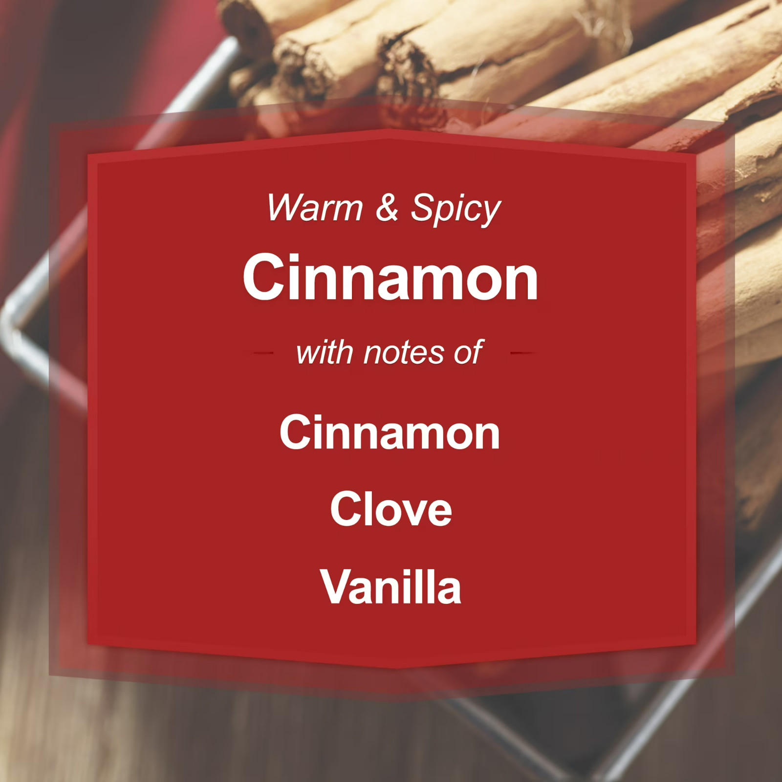 Cinnamon Scented single-Wick Large Glass Jar candle 20 oz…