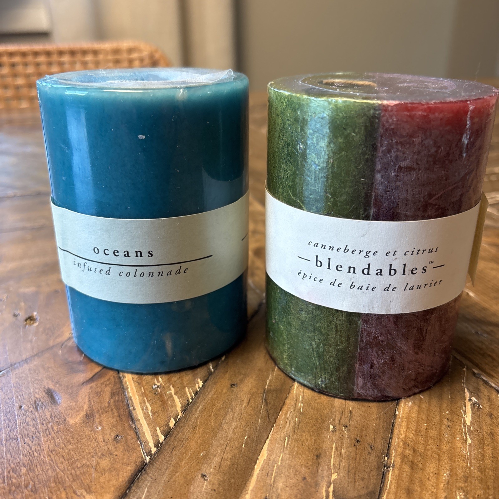 2 Pier 1 Candles – Oceans & Canneberge Er Citrus NEW