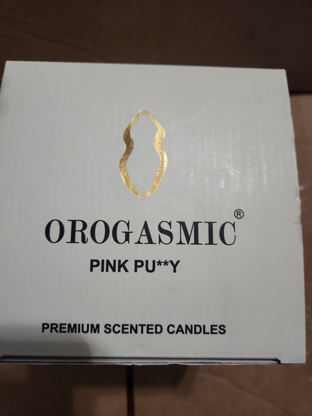 ORGASMIC PINK PU**Y Premium Scented SOY candle Limited Edition BNIB MSRP $125.