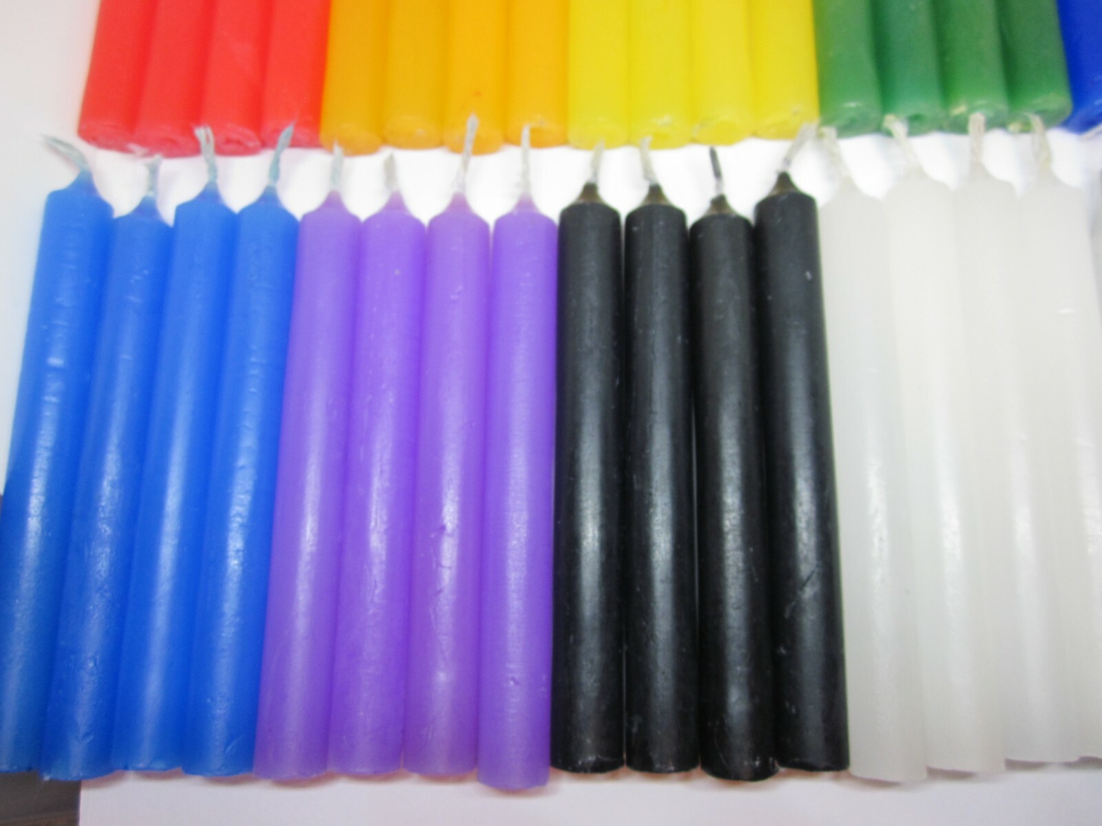 Spell Chime Candles 4″ Set of 10 for $12 Mini Taper Magic Ritual Chime