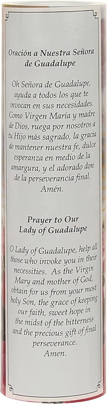 Cordless Virgin of Guadalupe Prayer Candle – Gift Idea for Special Occasions