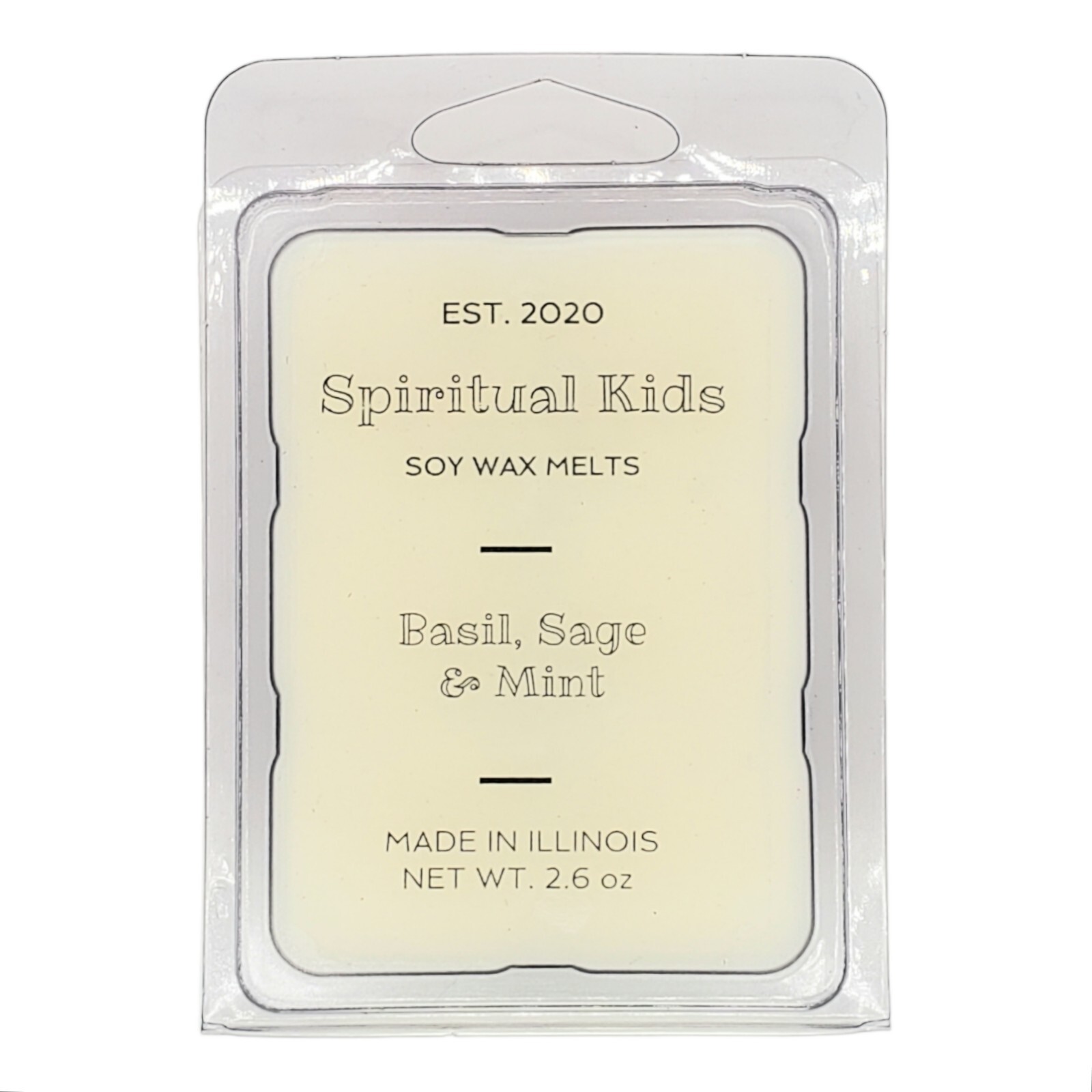 Basil, Sage & Mint Soy Wax Melts 6ct Hand Poured with Fragrant/Essential Oils