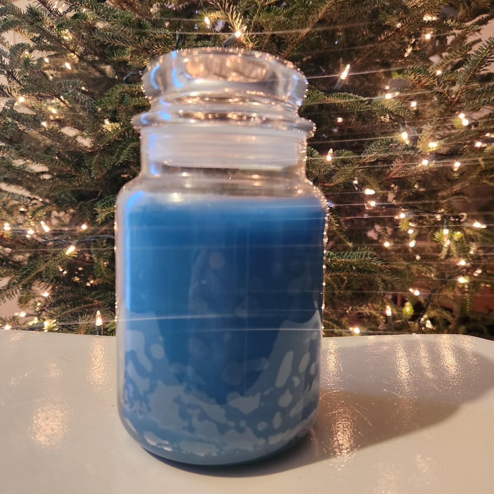 Vtg Yankee Country Kitchen Candle “Morning Mist” 22oz Large Jar *Retired* 1980’s