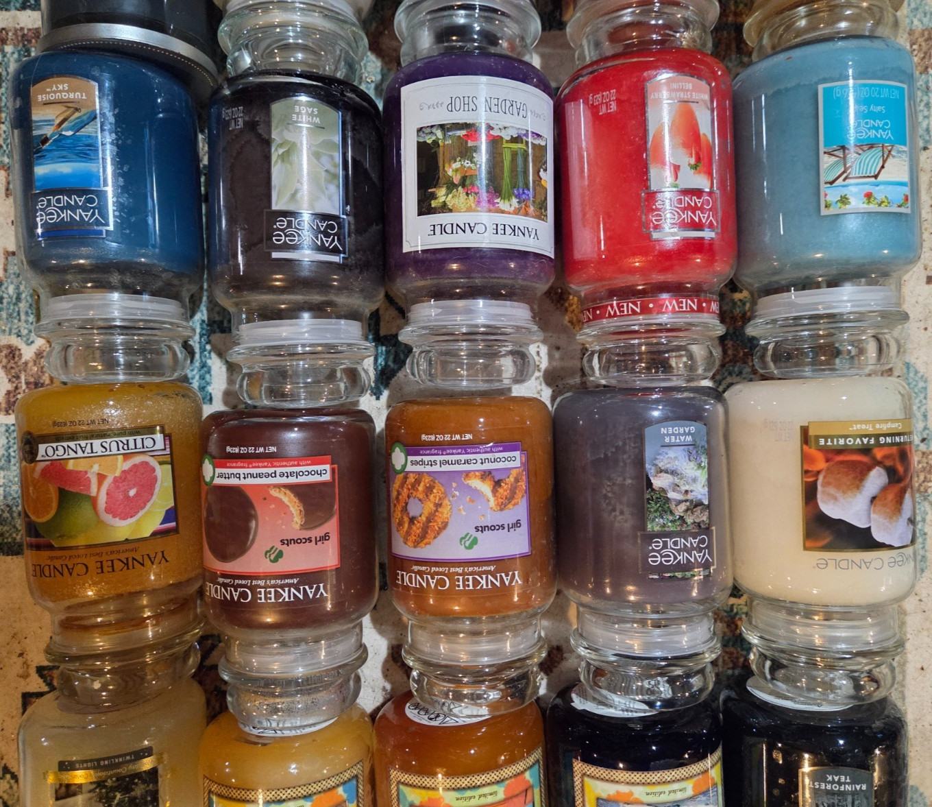 Yankee Candle Scented Candle 15 / 22 oz Large Jar Various Scents New SHIPS FREE