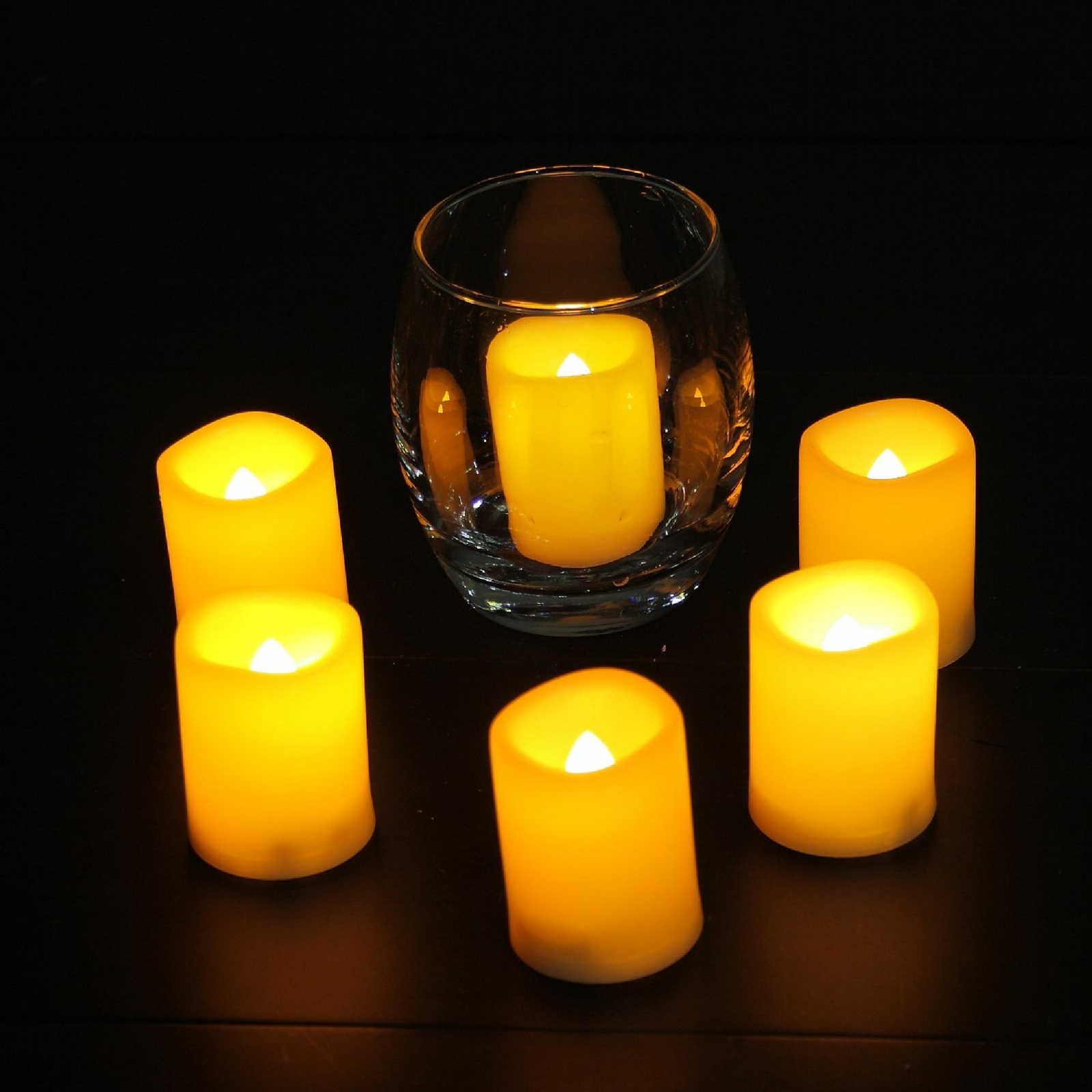 Candle Choice 6 PCS Premium Flameless Candles with Timer, LED Votive, Batte