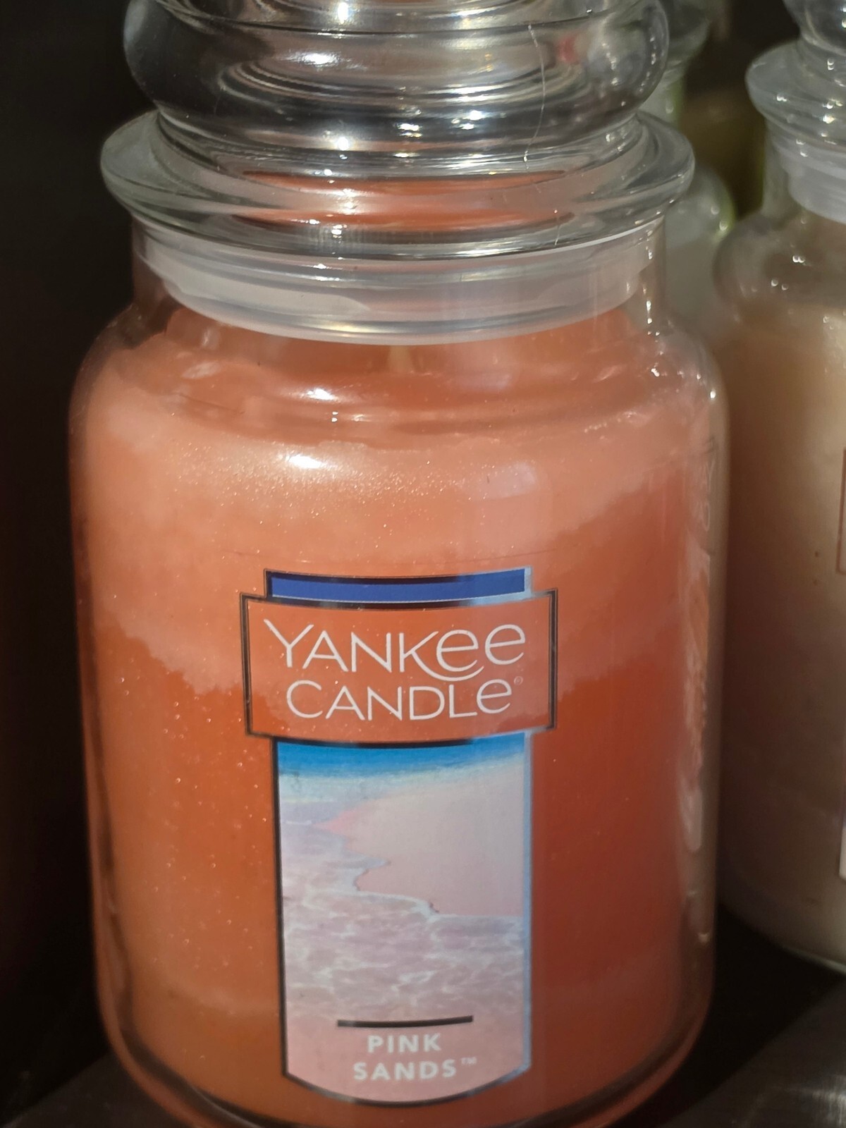 Yankee Candle Pink Sands 22 oz Large Jar NEW Single Wick Classic 1205337W