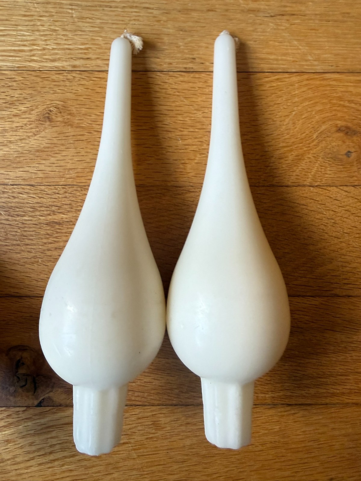 4 SWEDISH TEARDROP CANDLES – Large Size – 7.25 Inches – Scandinavian