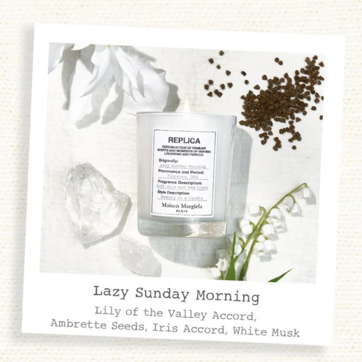 Maison Margiela REPLICA Candle Trio Set 3 x 2.46 oz Fireplace Lazy Sunday Bubble