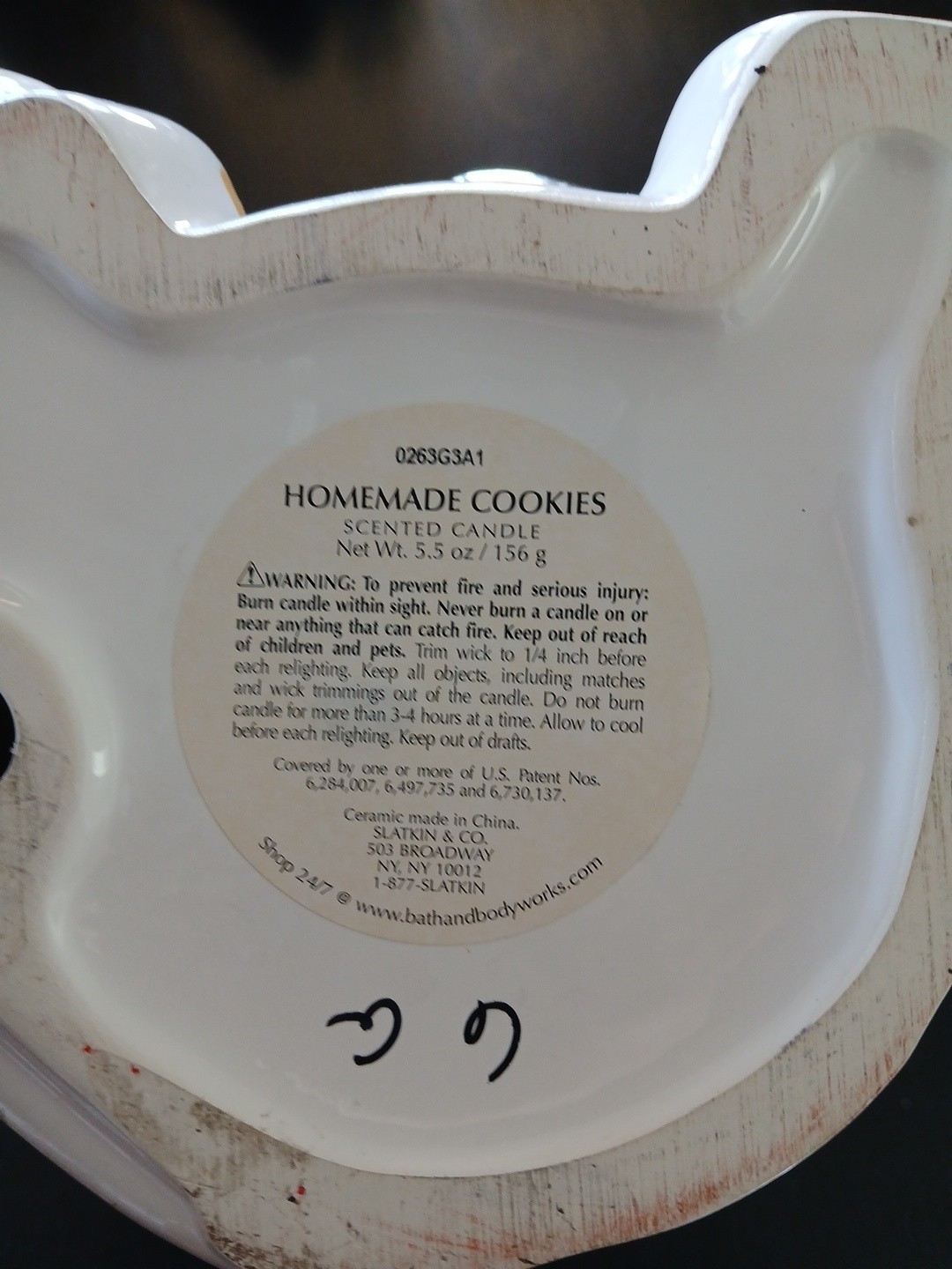 Harry Slatkin 2010 Homemade Cookies Scented Leopard Jar Candle 5.5 OZ