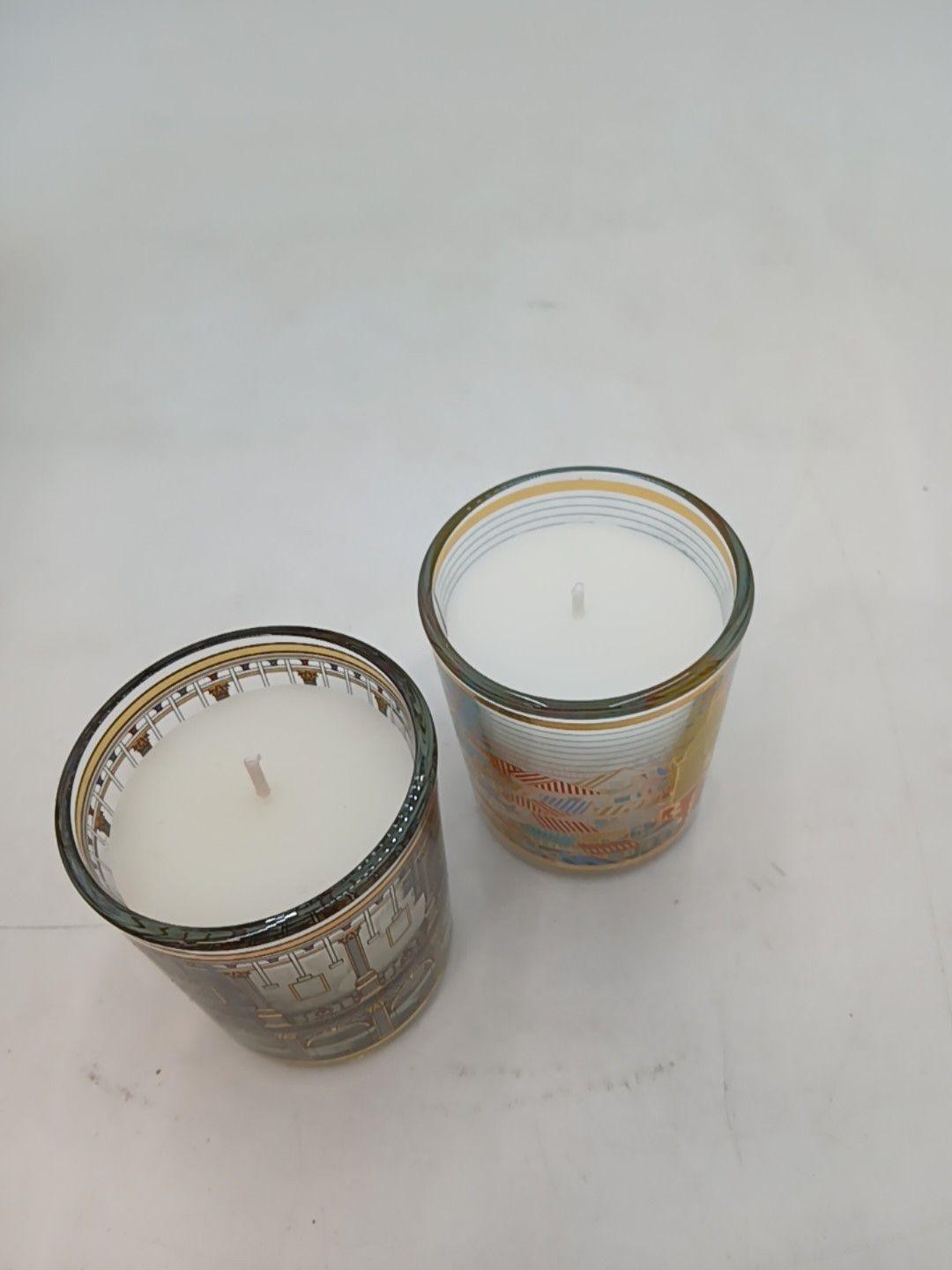 Baobab Collection Rome St Tropez Jar Scented Candles Set of 2 Small Multicolor