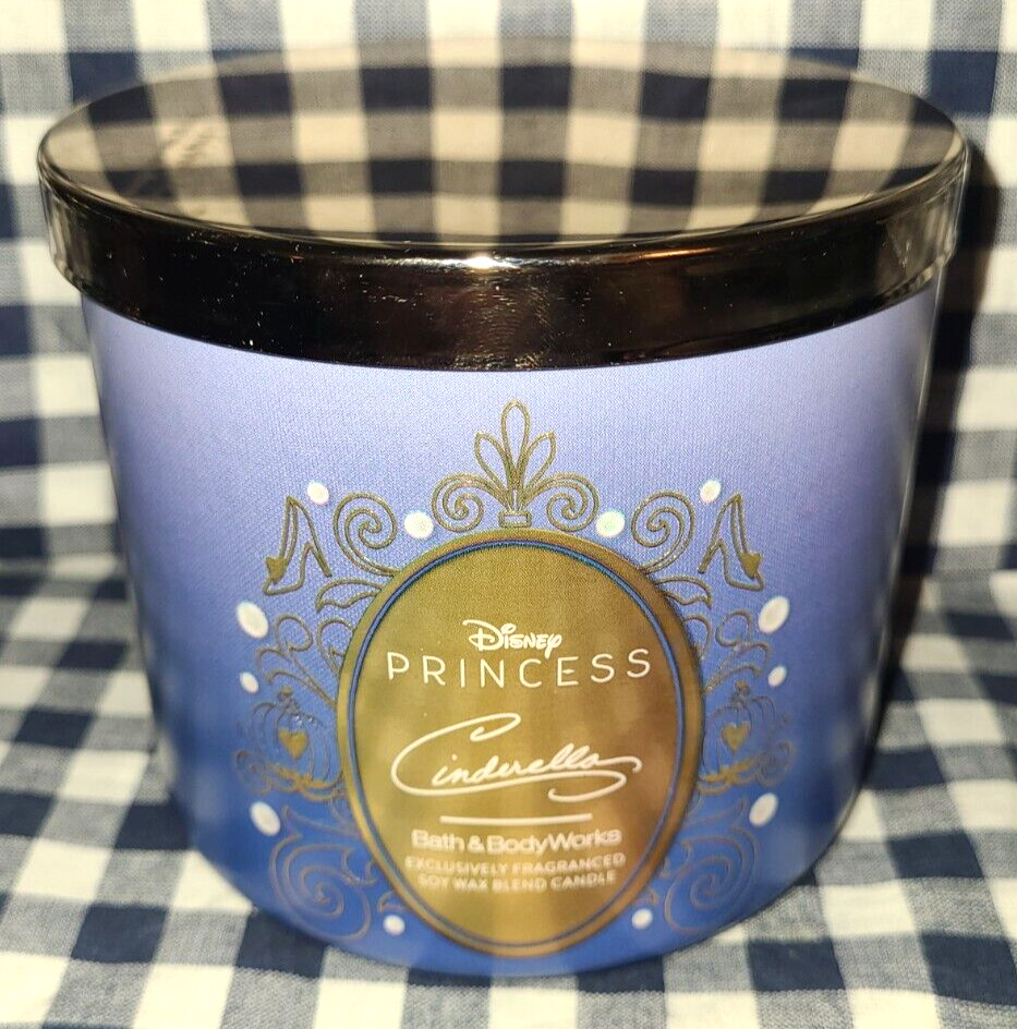 ALL NEW Cinderella DISNEY PRINCESS 3-Wick Candle 25-45 hour Bath & Body Works