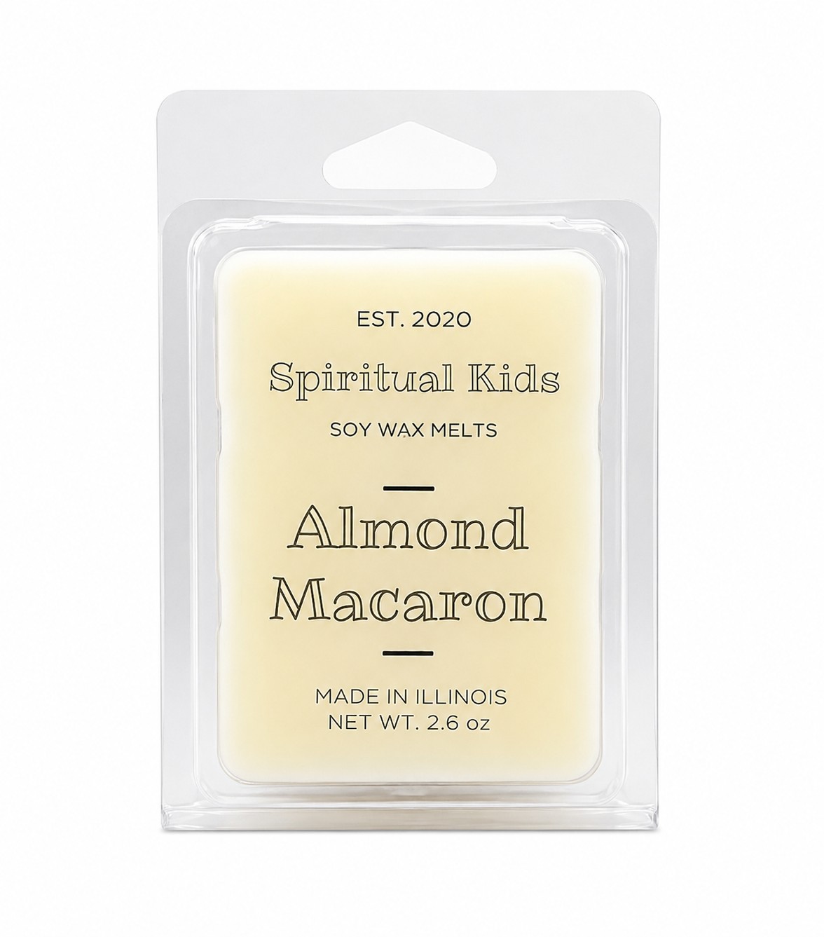 Almond Macaron Soy Wax Melts 2.6oz 6ct Hand Poured Essential & Fragrant Oils