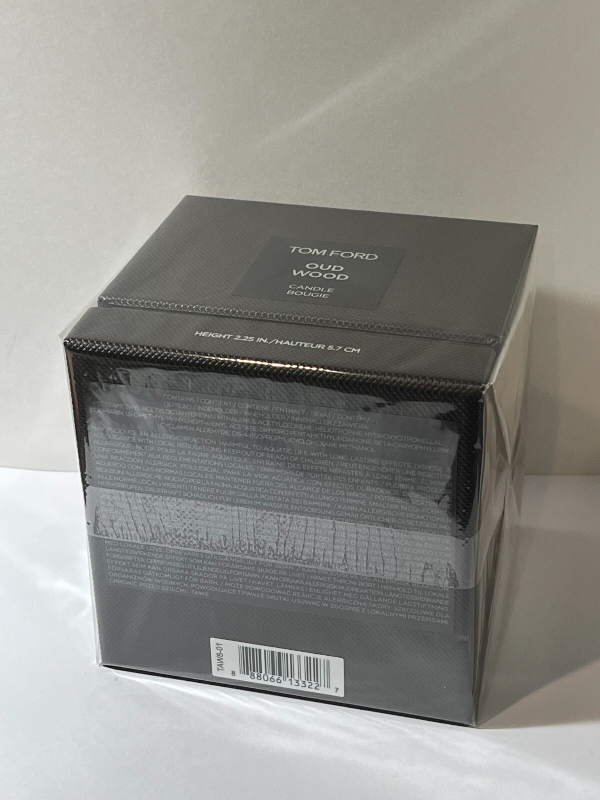 TOM FORD OUD WOOD CANDLE BOUGIE 2.25 IN / 5.7 CM NIB SEALED