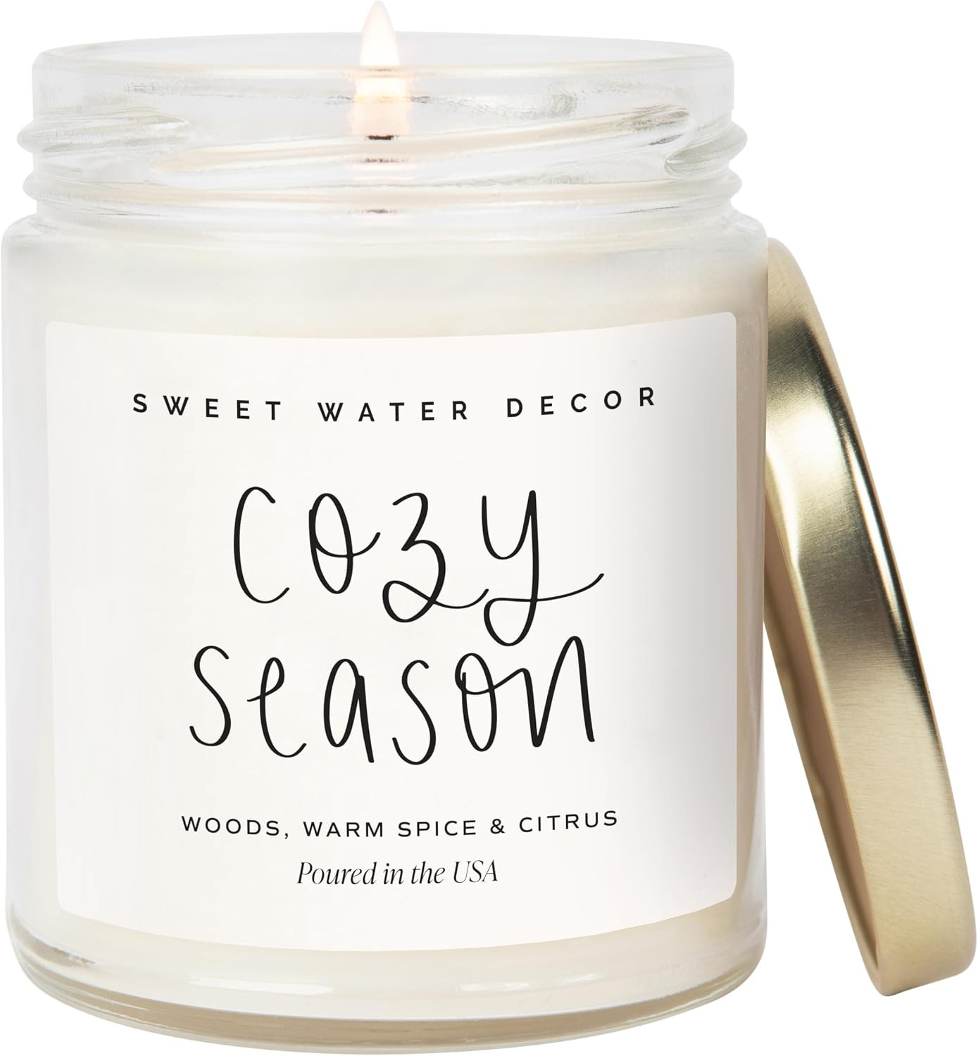 Hello Pumpkin Candle – Fall Soy Candles with Pumpkin, Warm Spices, Vanilla and B